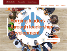 Tablet Screenshot of leadershipfoundry.com